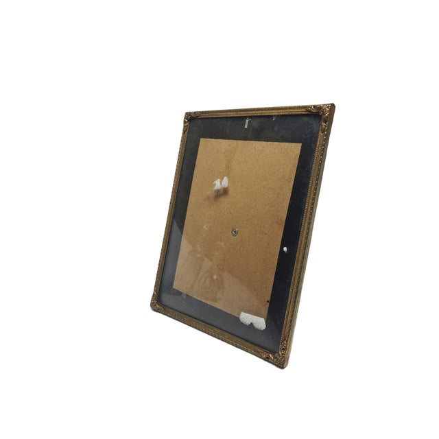 Goldenrod Art Deco Frame, Belgium, 1950s For Sale - Image 8 of 8