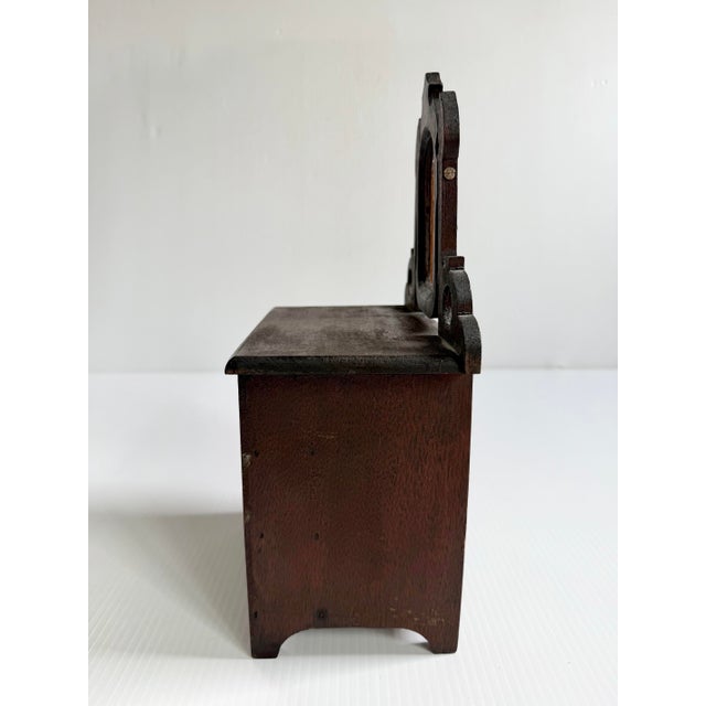 Early 21st Century Antique Miniature Wooden Salesman Sample Dresser Chest of Drawers For Sale - Image 5 of 12