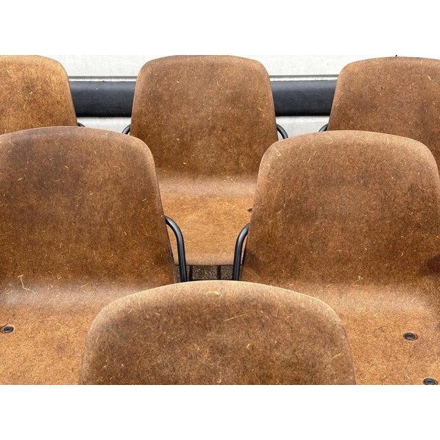 Stacking Hemp Chairs from Vepa, Set of 6 For Sale - Image 4 of 14