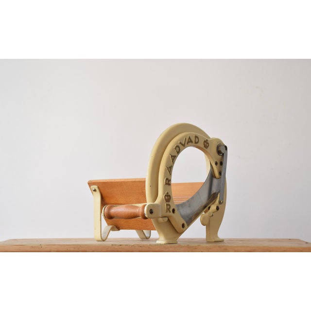 This iconic Danish bread slicer was designed for Raadvad by Ove Larsen in the 1930s and produced by Raadvad in Denmark...