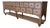 Lucy Reclaimed Elm Wood Console With 18 Drawers in Natural Finish For Sale