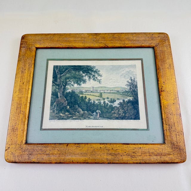 An Original Antique Copper Plate Engraving – “Marlborough” engraved by John Greig after a drawing by John Britton, and...