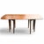 Mid-Century Modern 1957 John Van Koert for Drexel Profile K43 Walnut Drop-Leaf Dining Table For Sale - Image 3 of 12