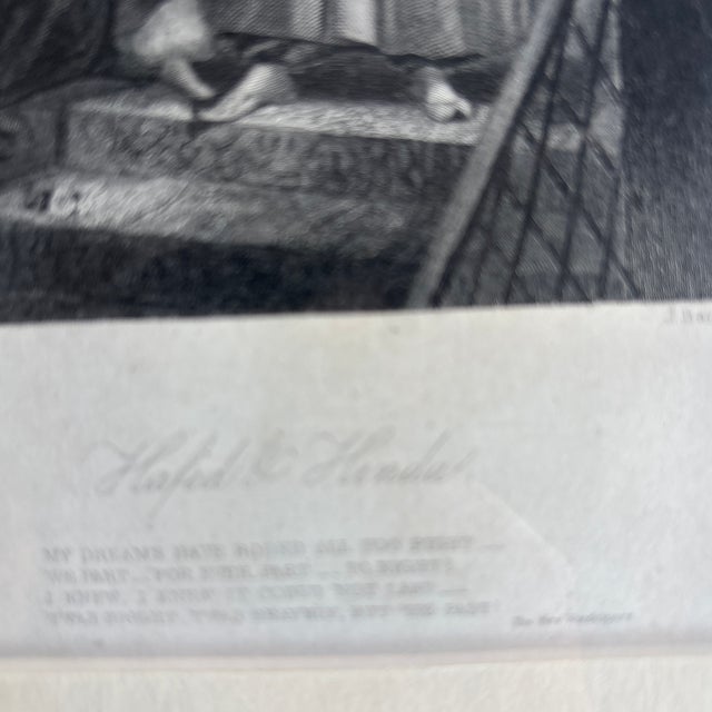 19th Century “Hafed & Hinda” – 19th Century Engraving After F. P. Stephanoff, Engraved by J. C. Buttre For Sale - Image 5 of 8