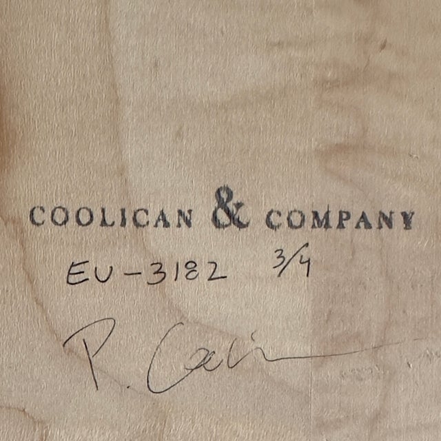 Elegant Arched White Oak Euclid Floor Mirror by Coolican & Company For Sale - Image 9 of 13