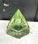 1960s-70s large glass pyramid paper weight. Excellent condition.