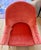 Custom Ethan Allen Coral Velvet Barrel Lounge Chair With Nailhead Trim For Sale In Washington DC - Image 6 of 10