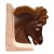 Vintage Ceramic Horse Head Bookend, Mid-Century Modern Equestrian Sculpture For Sale