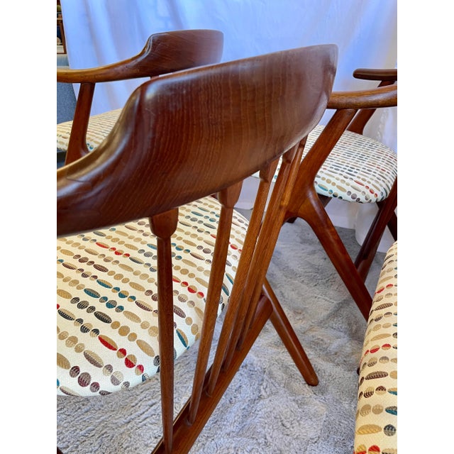 Mid Century Danish Teak Dining Chairs Style Svend Madsen For Sale In San Antonio - Image 6 of 12
