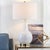 27.5-Inch H Ceramic Table Lamp - White For Sale In New York - Image 6 of 7
