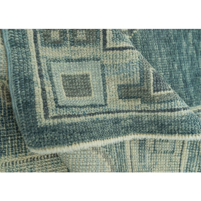Black Turkish Oushak Rug 2'10" x 8'5" #19214 For Sale - Image 8 of 8