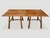 Andrianna Shamaris Midcentury Couture Teak Wood Cocktail Table or Entry Table For Sale In New York - Image 6 of 18