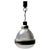 Pendant in Black Painted Metal and Glass by Sergio Mazza, Italy, 1960s For Sale - Image 10 of 10