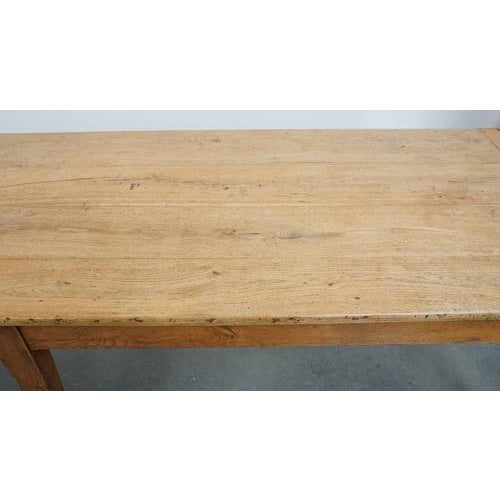 Brown Antique Oak Dining or Conference Table, Early 19th Century For Sale - Image 8 of 18