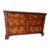 19th Century George III Style Burlwood Crossbanded Oyster Veneer Double Chest of Drawers For Sale