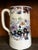 Ridgway Porcelain 1900s Ridgway English Transferware Large Pitcher Jug Imari Blue White Corey Hill For Sale - Image 4 of 9