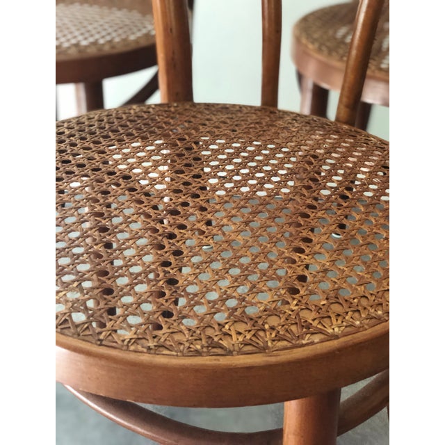 Vintage Thonet Sweetheart Bentwood Cane Bistro Cafe Chairs ...