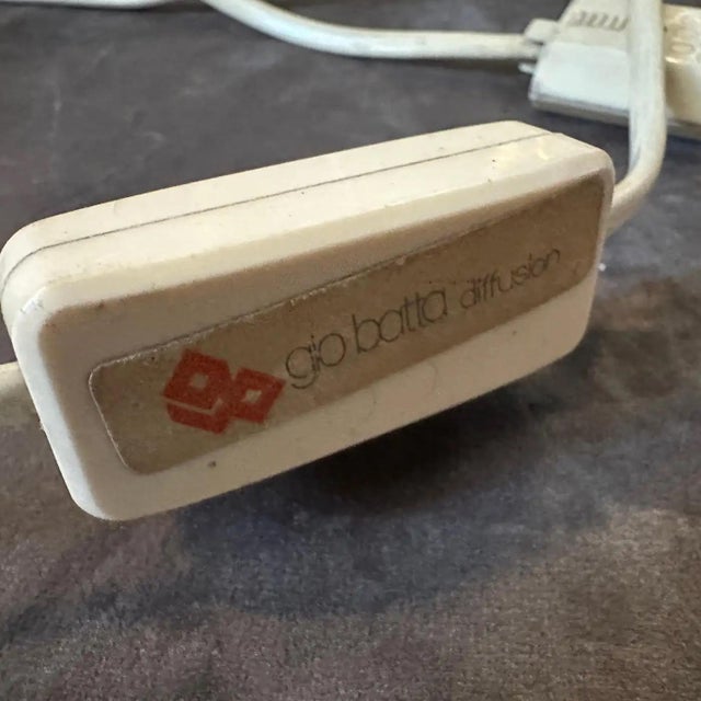 1970s 1970s Gio Batta Mid-Century Modern Bamboo and Brass Italian Square Table Lamp For Sale - Image 5 of 12