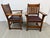 Stickley Arts & Crafts Mission Style Arm Chairs, Pair For Sale - Image 4 of 12
