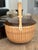 American Nantucket Woven Basket Signed For Sale - Image 3 of 9