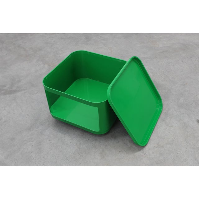 Kartell Green Model 4970 Storage Unit by Anna Castelli Ferrieri for Kartell, Italy, 1970s For Sale - Image 4 of 11