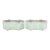 MCM Convex Planters With Green Patina For Sale