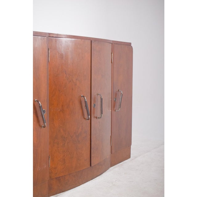 1920s Vintage Portuguese Four-Door Sideboard, 1920 For Sale - Image 5 of 10