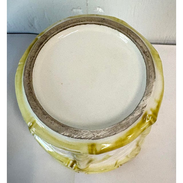 Vintage Bamboo Design Ceramic Planter For Sale In Dallas - Image 6 of 7