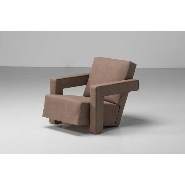 Brown Utrecht Chair by Gerrit Thomas Rietveld for Metz & Co, Netherlands, 1965 For Sale - Image 8 of 18