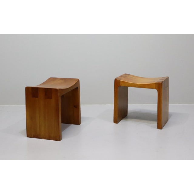 Italian Stools by Giuseppe Rivadossi, 1970, Set of 2 For Sale - Image 11 of 12
