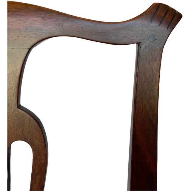 Late 18th Century Late 18th Century Country Chippendale Side Chairs - a Pair For Sale - Image 5 of 9