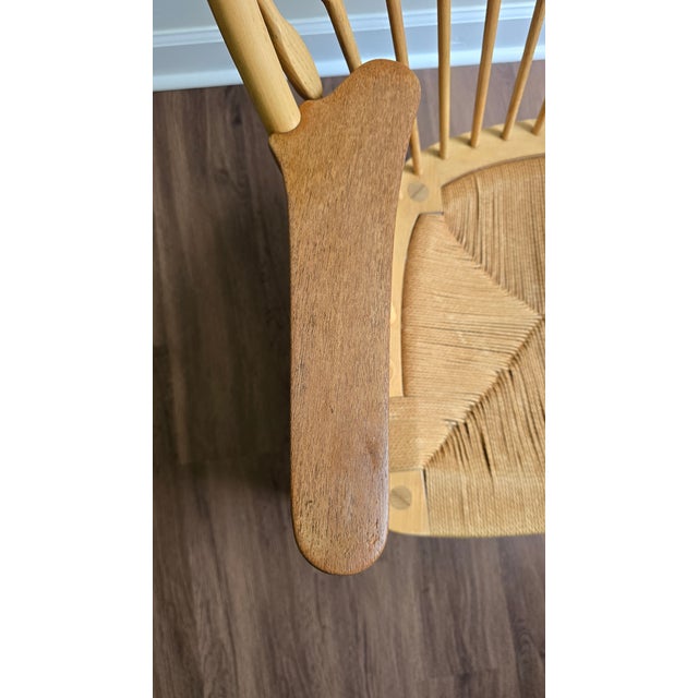 Hans Wegner 1950s Original Hans J. Wegner Pp550 Peacock Chair by Johannes Hansen Denmark For Sale - Image 4 of 10