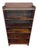 Decorative Wooden Bookcase on Casters - Early 20th Century Open-Shelf Storage For Sale In Seattle - Image 6 of 11