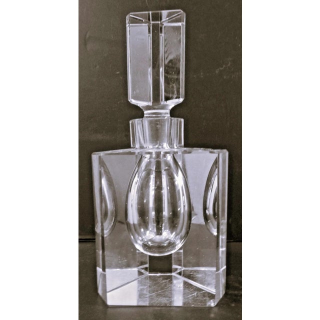 Vintage 1960s Moser Perfume Bottle Lead Free Crystal Damage Free Vintage Moser crystal perfume bottle, characteristic of...