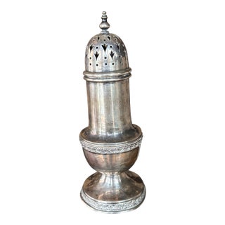 Antique Dominick & Haff Sterling Silver Sugar Shaker Muffineer No.1480 For Sale