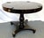 Vintage Neoclassical Style Round Pedestal Table With Brass Medallion Accents For Sale - Image 9 of 17