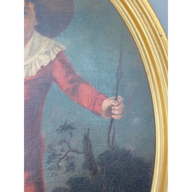 18th Century Old Master Painting of a Boy Full Figure For Sale - Image 15 of 15