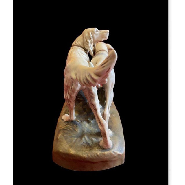 Setter & Pointer Pheasant Hunting from Royal Dux For Sale - Image 10 of 11