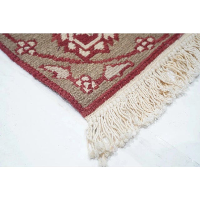 Traditional Sumak Rug 4'1'' X 6'1'' For Sale - Image 3 of 9