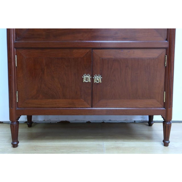 Louiis XVI Mahogany Guillotine Secretaire For Sale - Image 17 of 18