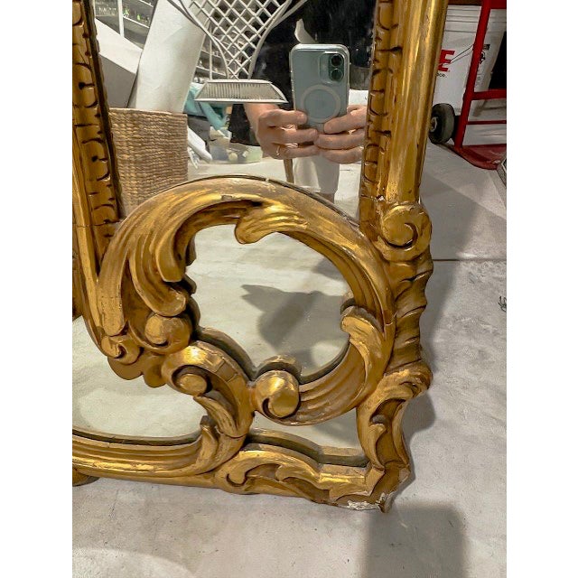 Late 19th Century Stunning Antique Rococo Overmantel Mirror For Sale - Image 5 of 8