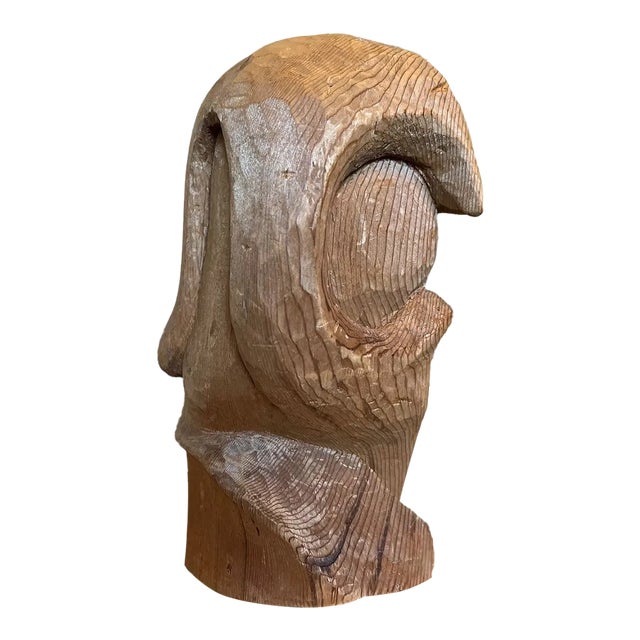 Handmade Wood Carving Sculpture For Sale