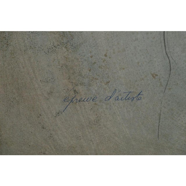 Bernard Charoy, Dominique au ruban, Nude, Lithograph For Sale - Image 8 of 9