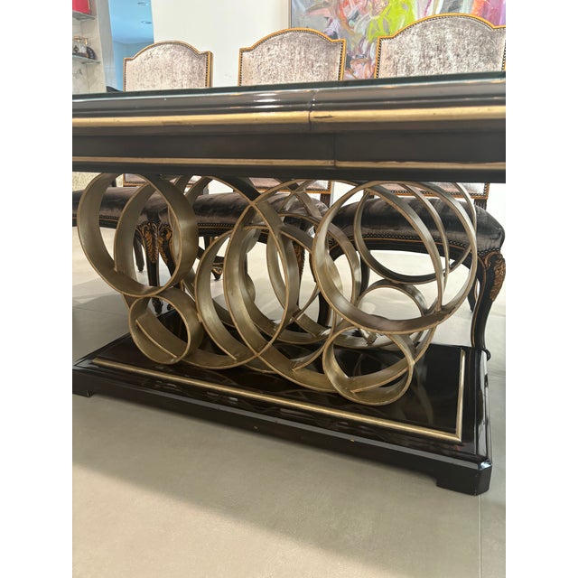 2010s Marge Carson Dining Room Set of 10 For Sale - Image 5 of 11