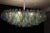 Mid-Century Venini Style Round Chandelier in Blue and White Poliedri, 1990 For Sale - Image 7 of 13