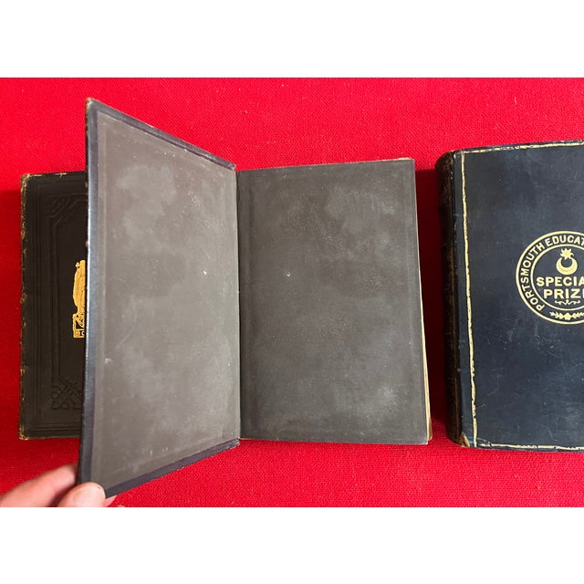 Fine Bindings - Antique Prize Presentation Books - 4 Volumes For Sale - Image 10 of 18