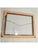 Mid 20th Century Rustic Live Edge Wooden Picture Frame • Natural Stained Wood • Glass Front Wall Frame • Handmade Style Décor For Sale - Image 11 of 11
