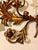 Vintage Italian Gilt Tole Wall Sconce, 1950 For Sale - Image 9 of 13