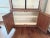 Vintage Two Door Glass China Display Cabinets—A Pair For Sale - Image 11 of 12