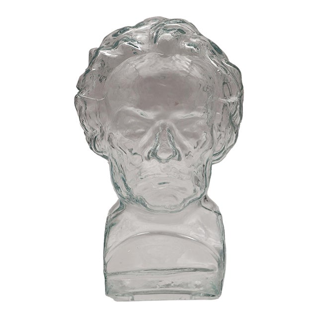 Beethoven Glass Head by Ingrid Glass, 1970, Germany For Sale